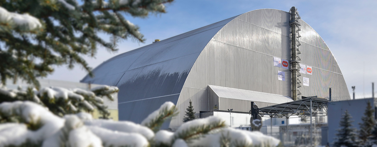 New Chernobyl containment arch