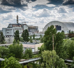 New Chernobyl containment arch