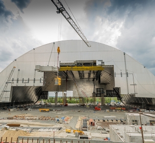 New Chernobyl containment arch