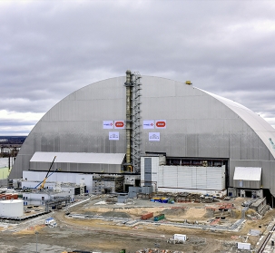 New Chernobyl containment arch