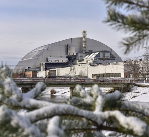 New Chernobyl containment arch