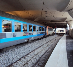 Decking over tracks at Paris Austerlitz station