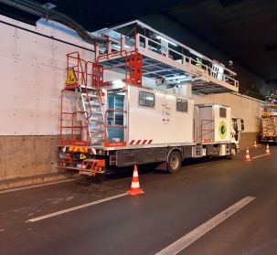 A14/A86 motorway underground complex 