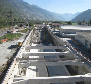 Tranchée couverte de Turtmann