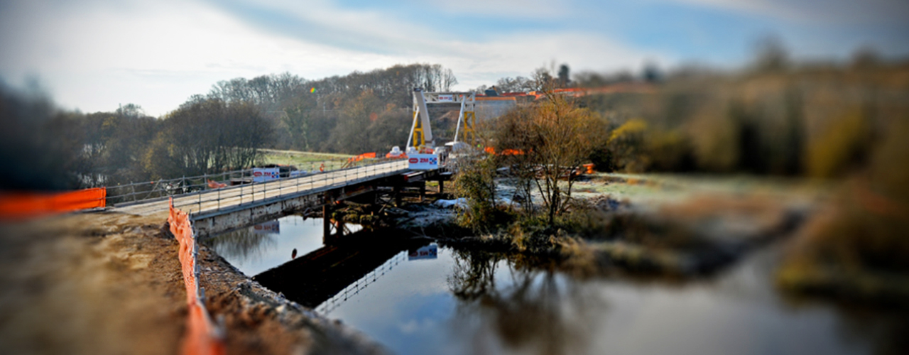 Viaduct over the Brivet river at Pontchâteau