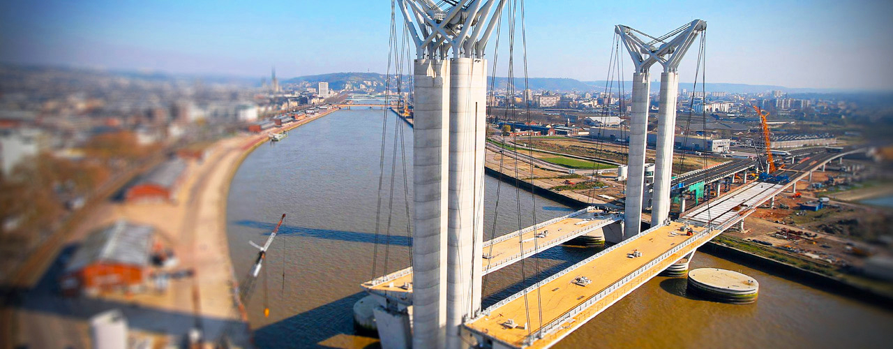 Pont de Flaubert à Rouen