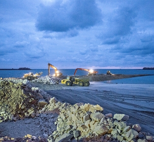 Extension of the Port of Cherbourg 