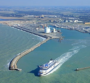 Extension en mer du Port de Calais 