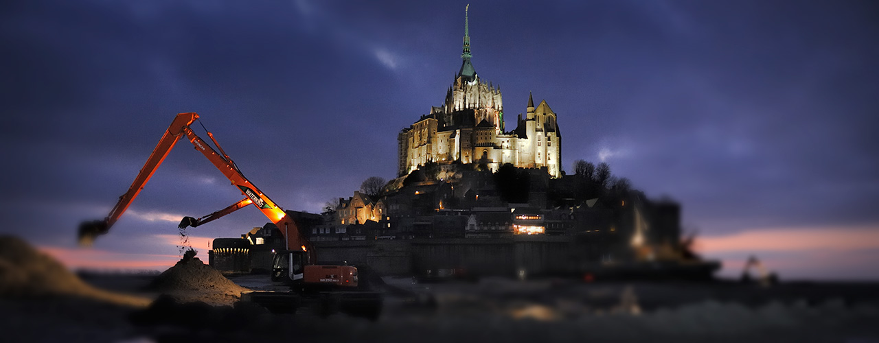 Rétablissement du caractère maritime du Mont-Saint-Michel 