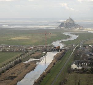 Rétablissement du caractère maritime du Mont-Saint-Michel 